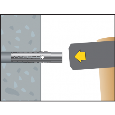 TULEJA/KOŁEK METALOWY 8X38MM MSD  /opk=100szt./ 9B838MSD CELO (9B838MSD)
